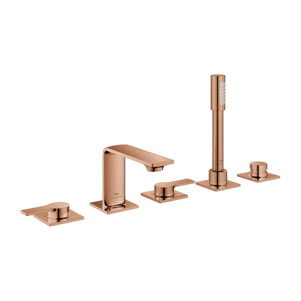 Grohe Allure 5-Loch-Wannenkombination Warm Sunset für Fliesenbankmontage, Hebelgriffe... GROHE-25221DA1 4005176509339 (Abb. 1)