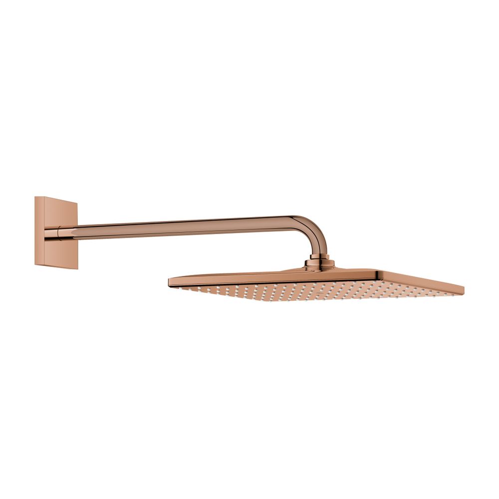 Grohe Rainshower Mono 310 Cube Kopfbrauseset, Brausearm 422mm, Warm Sunset, 1 Strahlart... GROHE-26564DA0 4005176557767 (Abb. 1)