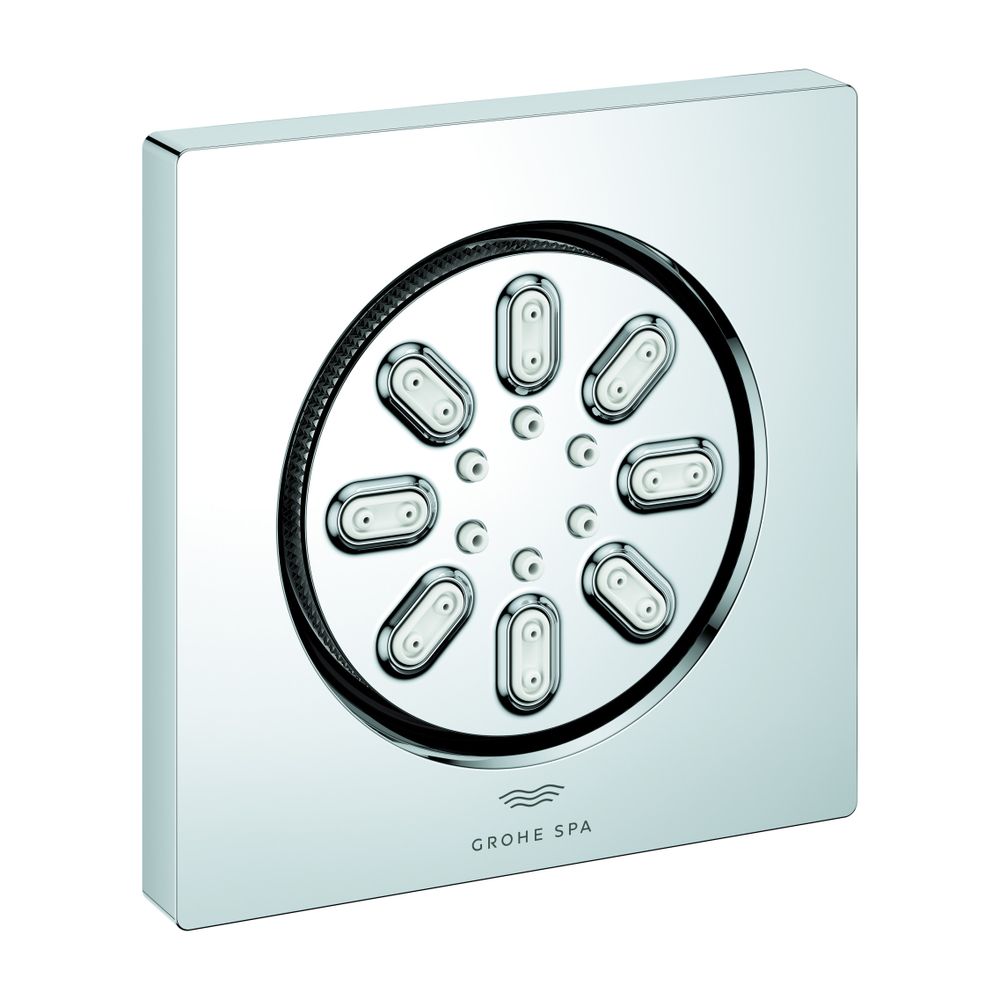 Grohe Aqua Seitenbrause Rainshower, 2 Strahlarten, 3,3l/min Chrom, inklusive Einbaukörp... GROHE-26802000 4005176722776 (Abb. 1)