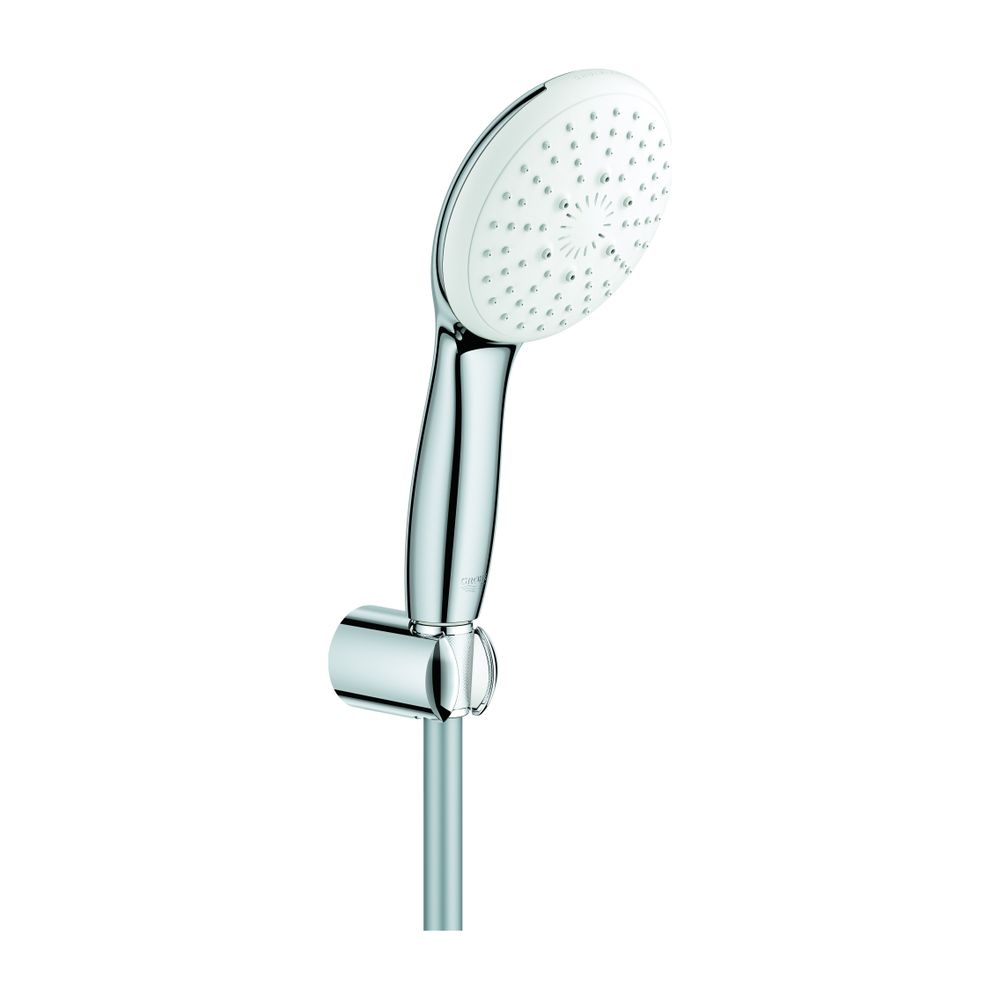 Grohe Tempesta 110 Wandhalterset, Chrom, 3 Strahlarten Rain/Jet/Massage, 3bar, 7,4l/min... GROHE-26920003 4005176767470 (Abb. 1)