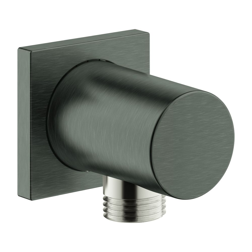 Grohe Rainshower Wandanschlussbogen Außengewinde, Hard Graphite gebürstet, eckige Roset... GROHE-27076AL0 4005176950193 (Abb. 1)