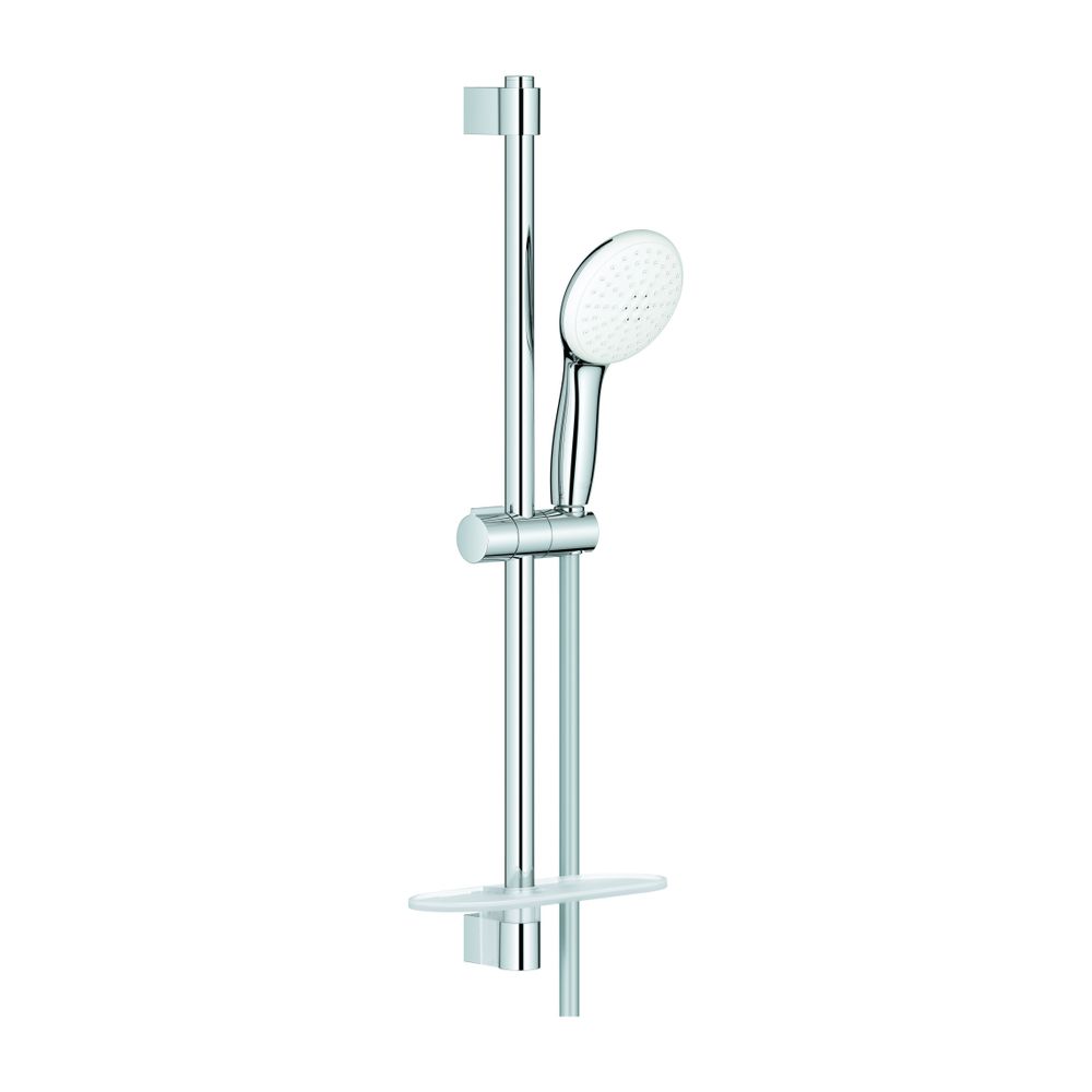 Grohe Tempesta Brausestangenset 110, 600mm, 2 Strahl, 13,5l/min, Chrom, Brauseschlauch ... GROHE-27926003 4005176680748 (Abb. 1)