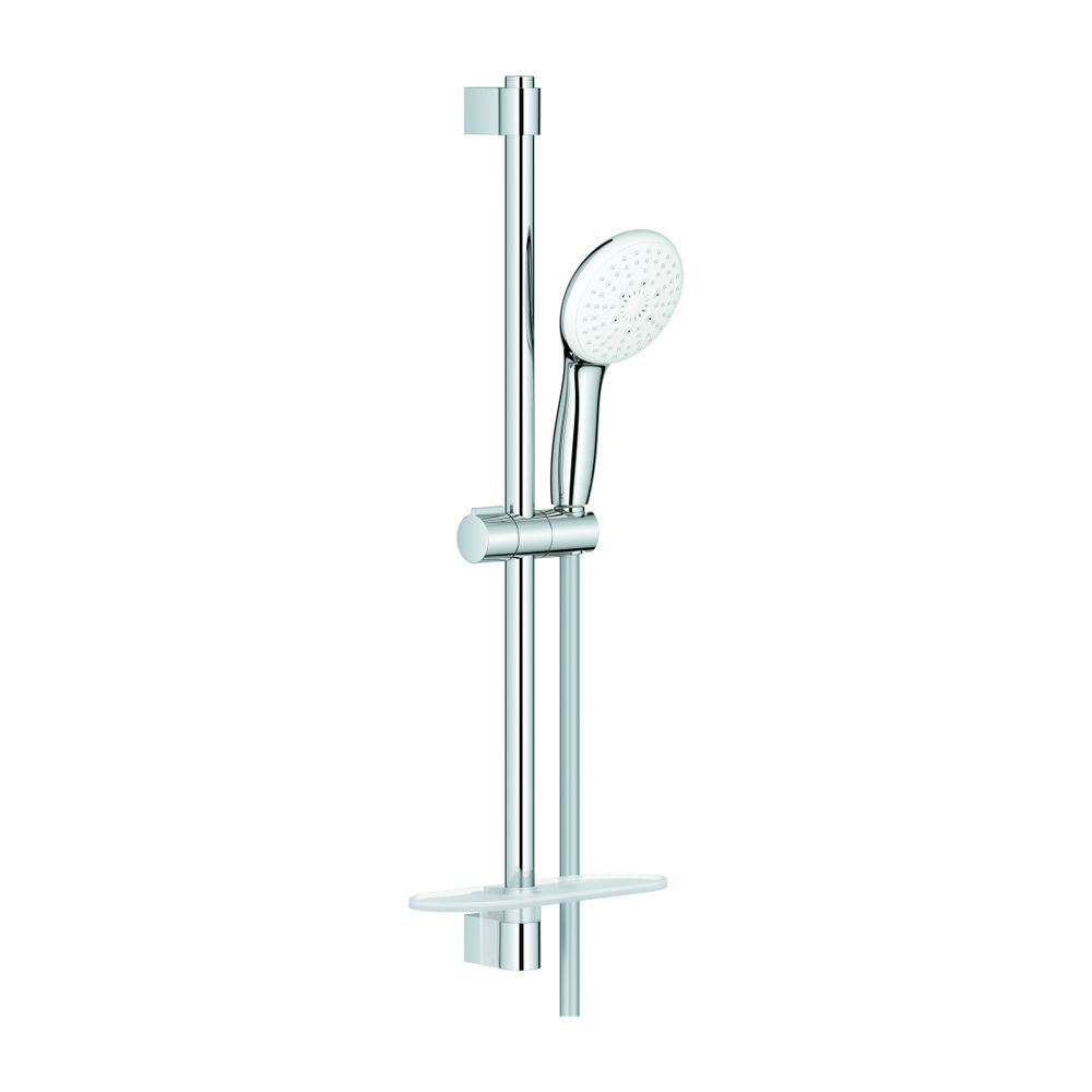 Grohe Tempesta Brausestangenset 110, 600mm, 3 Strahl, 13,5l/min, Chrom, Brauseschlauch ... GROHE-27927003 4005176680762 (Abb. 1)