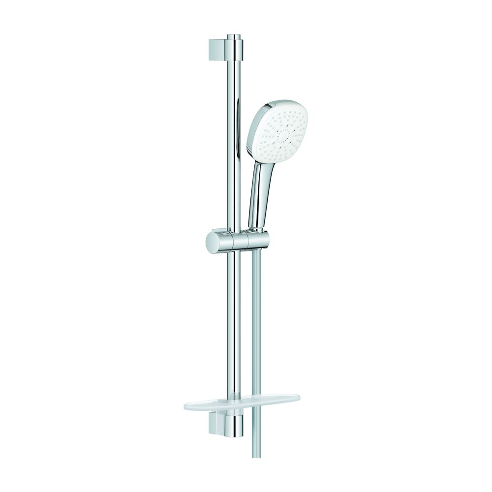 Grohe Tempesta Cube Brausestangenset 110, 600mm, 3 Strahl, 13,5l/min, Chrom, Brauseschl... GROHE-27929003 4005176768255 (Abb. 1)