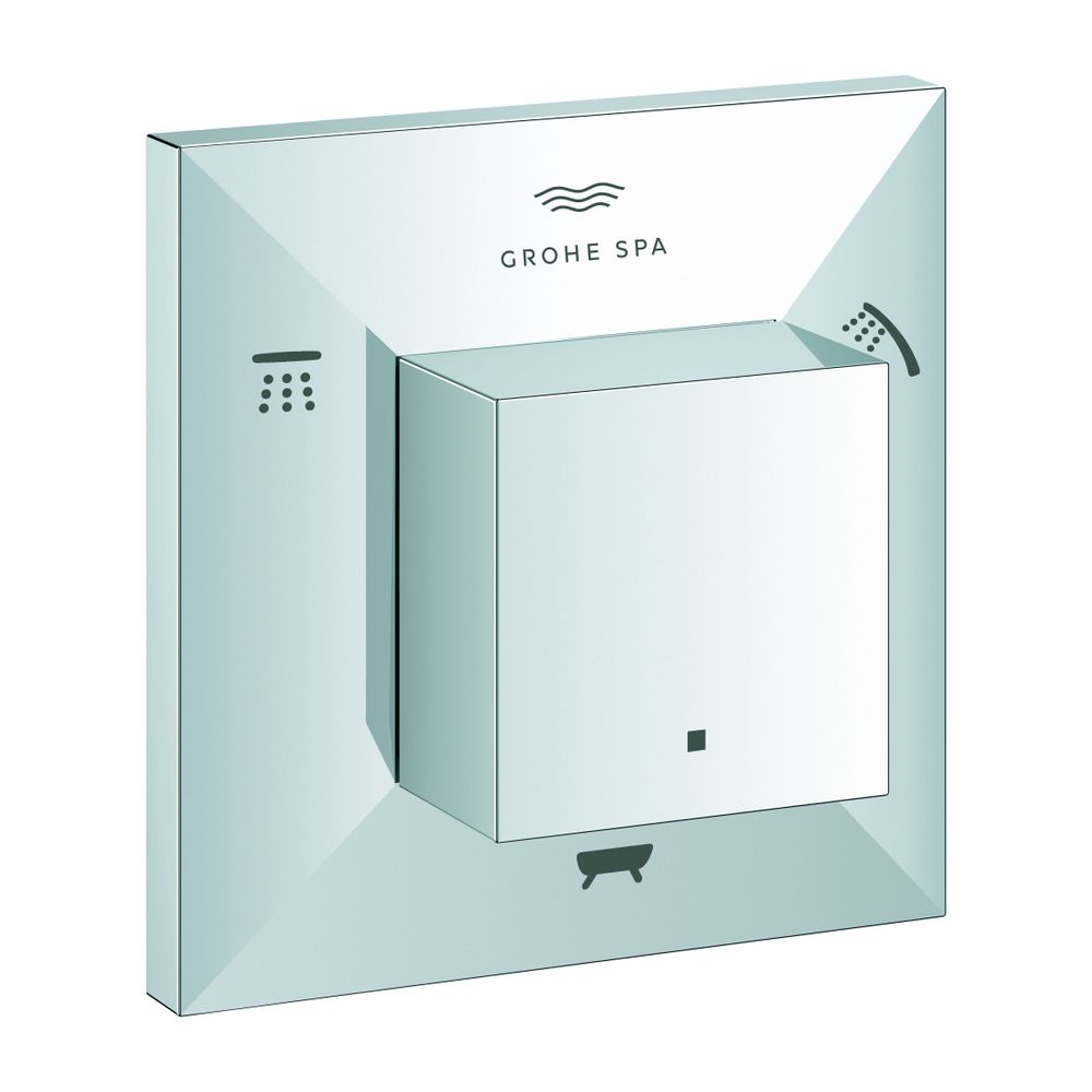 Grohe Allure Brilliant 5-Wege-Umstellung Chrom, Fertigmontageset für 29033... GROHE-29399000 4005176754197 (Abb. 1)
