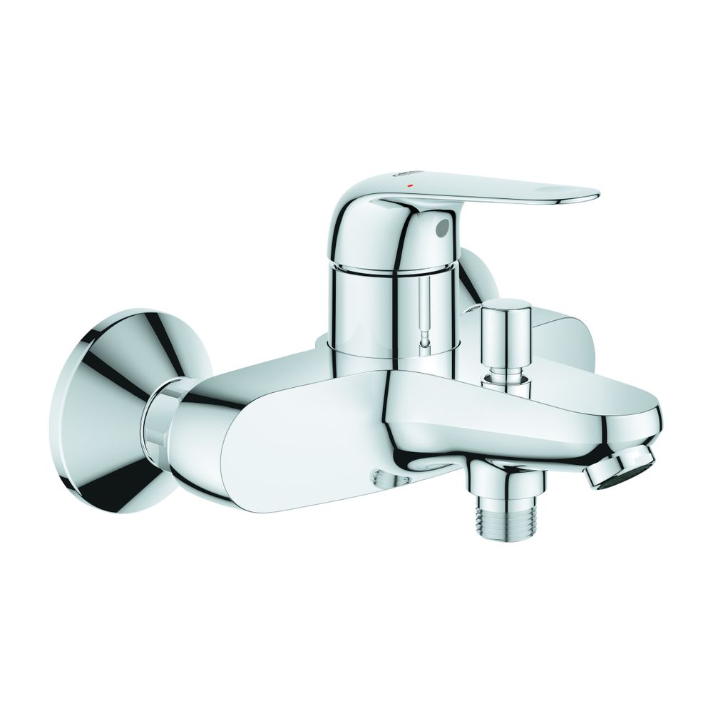 Grohe Euroeco Einhand-Wannenbatterie, Wandmontage, Temperaturbegrenzer, S-Anschlüsse, C... GROHE-32743001 4005176743313 (Abb. 1)