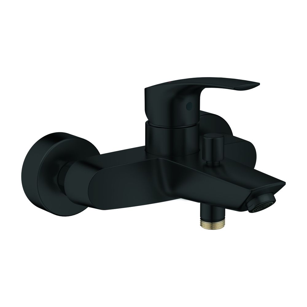 Grohe Eurosmart 1-Loch-Einhand-Wannenbatterie Wandmontage, Mattschwarz... GROHE-333002433 4067393017332 (Abb. 1)