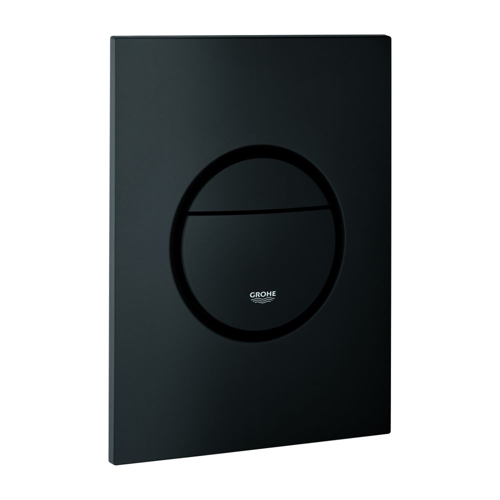 Grohe Cosmopolitan Nova S WC-Betätigung, Drückerplatte, Phantom Black, 2-Mengen-, Start... GROHE-37601KF0 4005176677670 (Abb. 1)