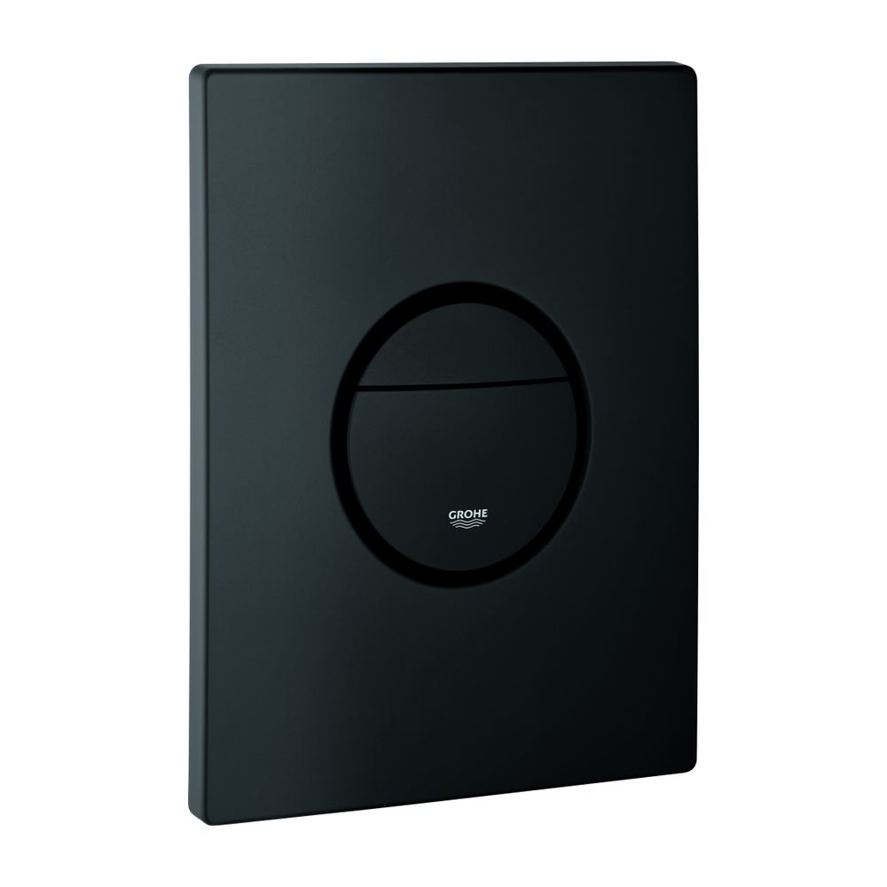 Grohe Cosmopolitan Nova WC-Betätigung, Drückerplatte, Phantom Black, senkrechte und waa... GROHE-38765KF0 4005176951978 (Abb. 1)
