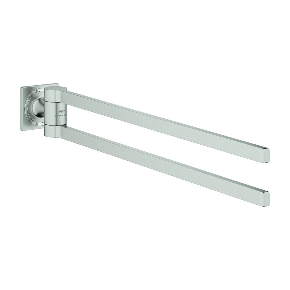 Grohe Allure Doppel-Handtuchhalter Supersteel, schwenkbar... GROHE-40342DC1 4005176953620 (Abb. 1)