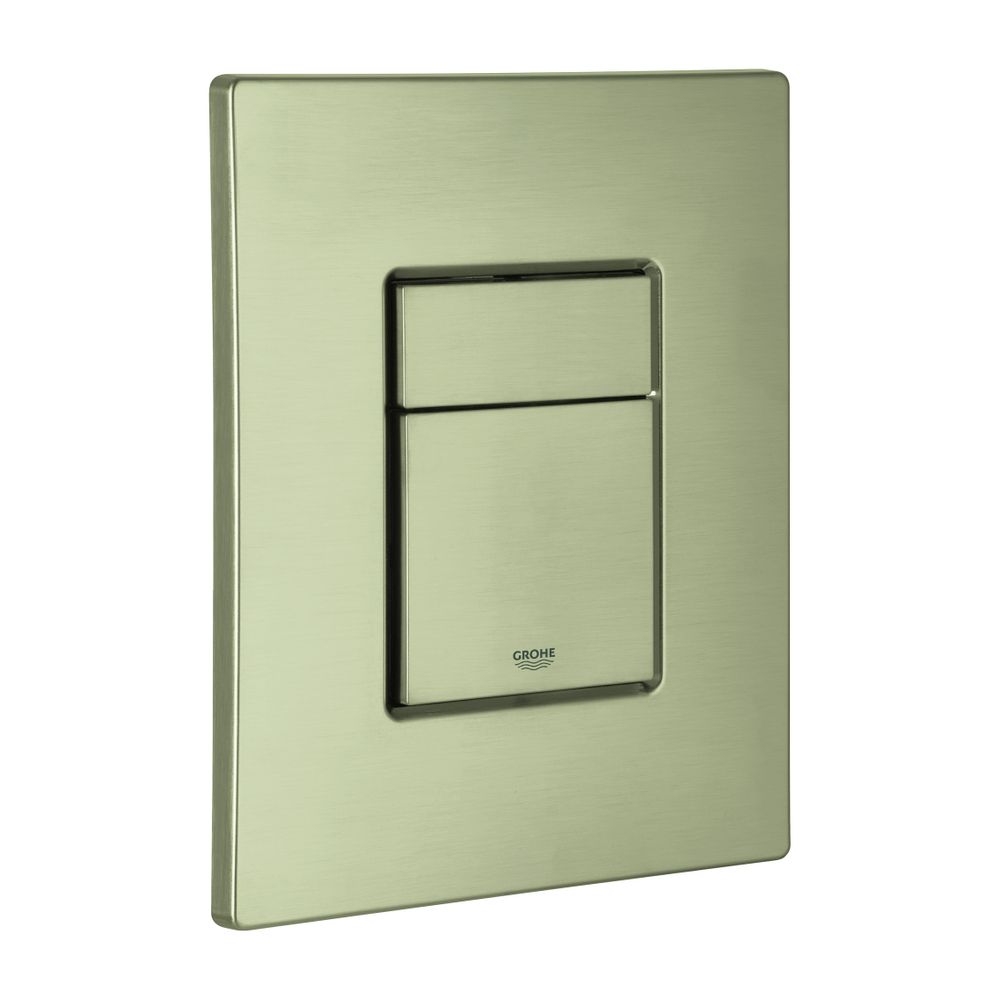 Grohe Abdeckplatte Nickel gebürstet mit Drucktaste... GROHE-42371EN0 4005176674532 (Abb. 1)