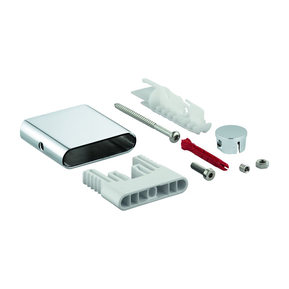Grohe Brausestangenhalter Chrom für Rainshower SmartActive Brausestangen, Metall, inklu... GROHE-48425000 4005176485770 (Abb. 1)