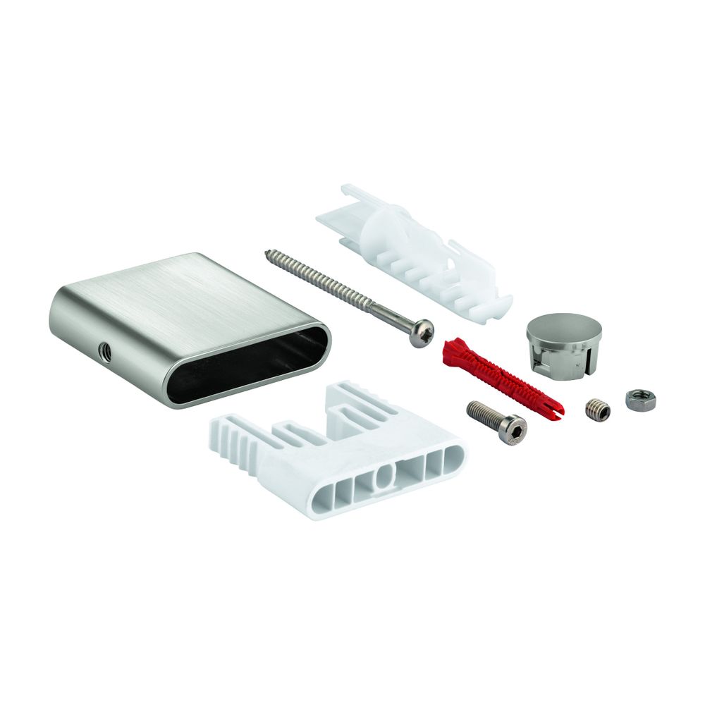 Grohe Brausestangenhalter Supersteel für Rainshower SmartActive Brausestangen, Metall, ... GROHE-48425DC0 4005176619205 (Abb. 1)