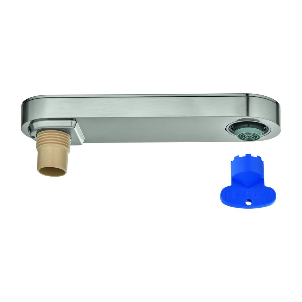 Grohe Auslaufbrause Supersteel mit herausziehbarem Auslauf für Einhand-Waschtischbatter... GROHE-48454DC0 4005176619359 (Abb. 1)