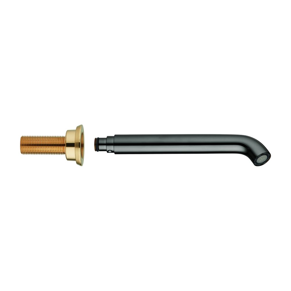 Grohe Auslauf Hard Graphite, Ausladung 180mm, mit Mousseur... GROHE-48638A00 4005176780851 (Abb. 1)