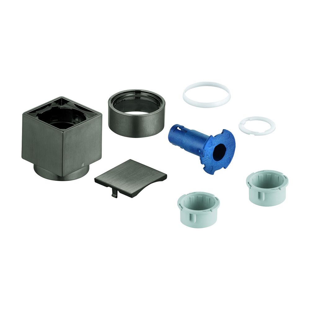 Grohe Aquadimmer Absperrgriff eckig Hard Graphite gebürstet für Thermostat-Fertigmontag... GROHE-49092AL0 4005176619465 (Abb. 1)