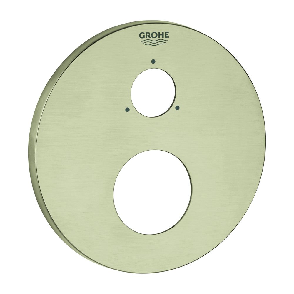 Grohe Rosette rund für Einhandmischer-Fertigmontageset Nickel gebürstet, Metall, mit Wa... GROHE-49108EN0 4005176573200 (Abb. 1)