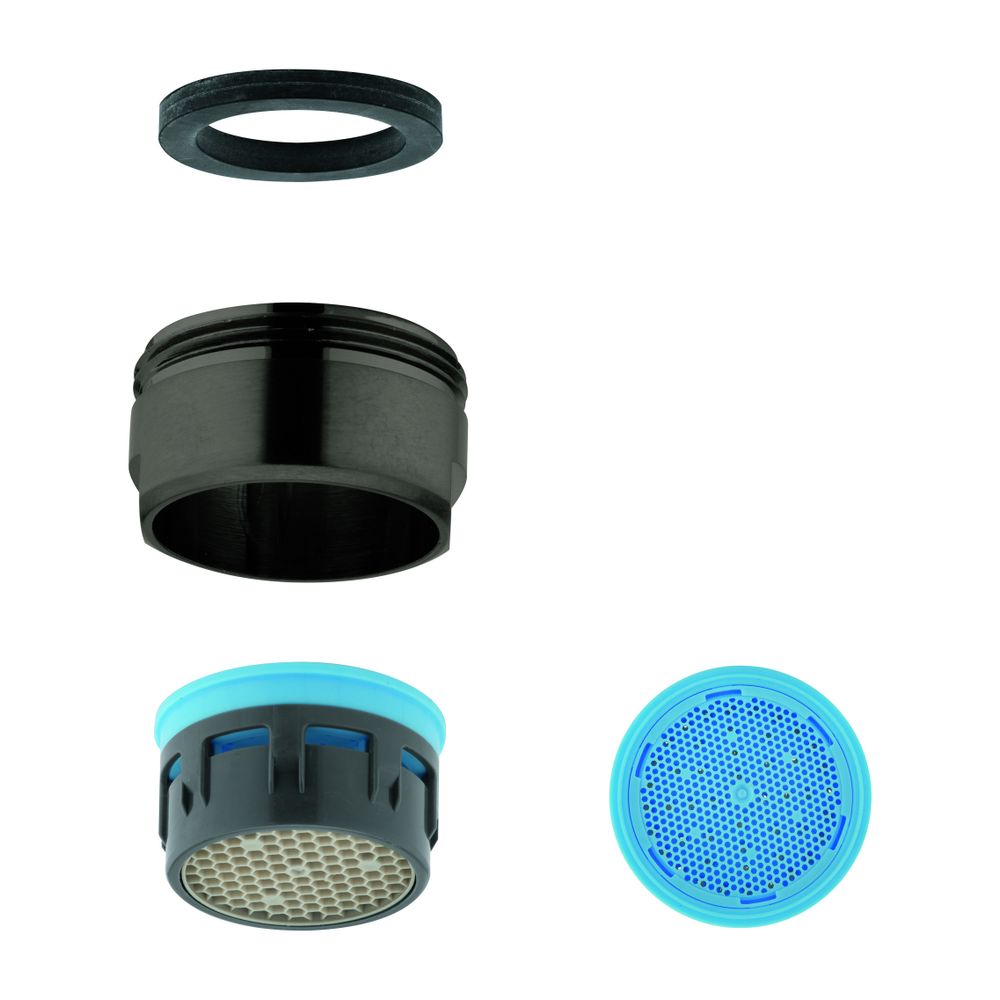 Grohe Strahlregler, Außengewinde, M24x1, Durchflussklasse A, 13,5-15,0l/min, verstellba... GROHE-64451AL0 4005176619663 (Abb. 1)