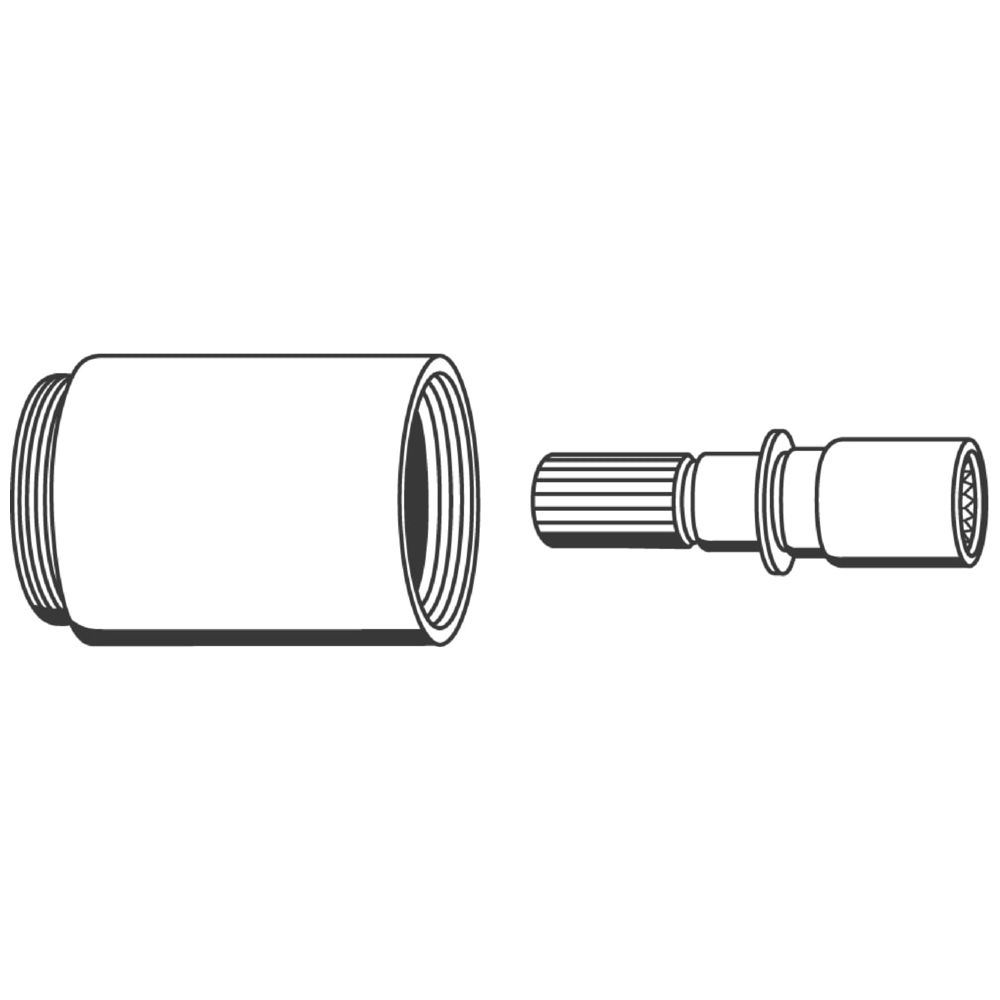 Grohe Verlängerungsset, 40mm, für UP-Ventile 3/4"/1"/1 1/4" und Mehrwege-Umstellungen 1/2", Weiß, 06... GROHE-06428L00  (Abb. 2)