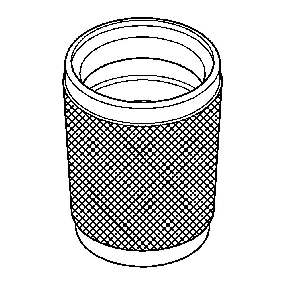 Grohe Konusmutter Hard Graphite gebürstet für Atrio HB 3-/4-Loch-Wannenkombination... GROHE-08864AL0 4005176585302 (Abb. 2)