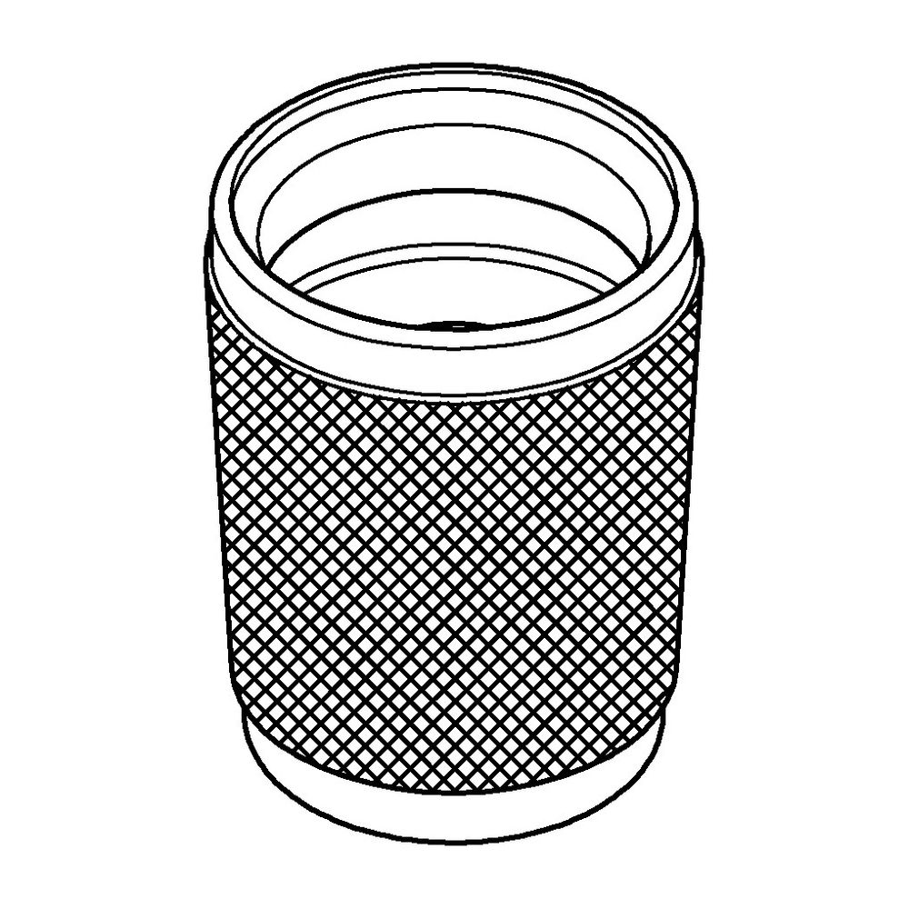 Grohe Konusmutter Nickel gebürstet für Atrio HB 3-/4-Loch-Wannenkombination... GROHE-08864EN0 4005176476730 (Abb. 1)