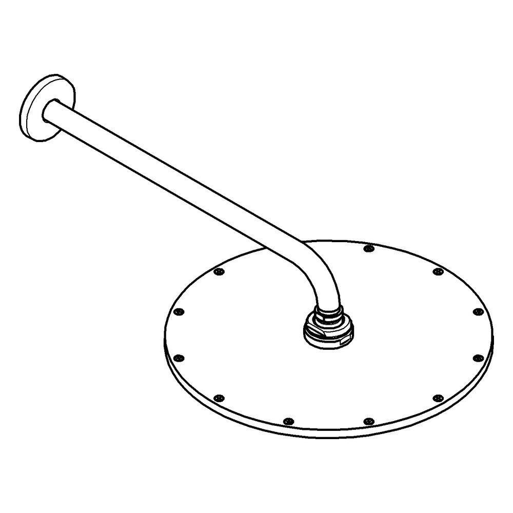 Grohe Rainshower Cosmopolitan 310 Kopfbrauseset, 1 Strahlart, Brausearm 380mm, 8l/min... GROHE-100738MS00 4005176947391 (Abb. 2)