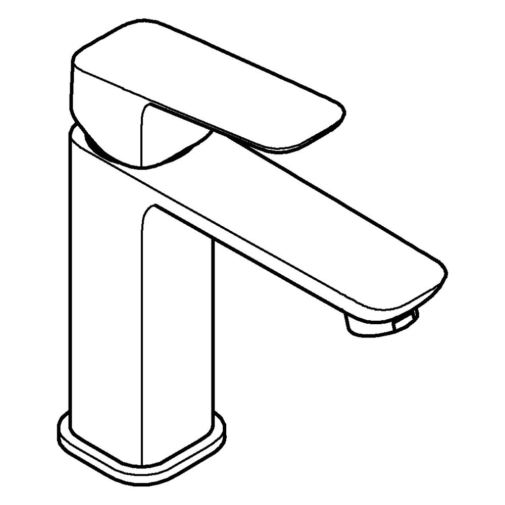 Grohe Cubeo Einhand-Waschtischbatterie M-Size, 1-Loch-Montage, glatter Körper, mit Pu... GROHE-1017522430 4067393013259 (Abb. 2)