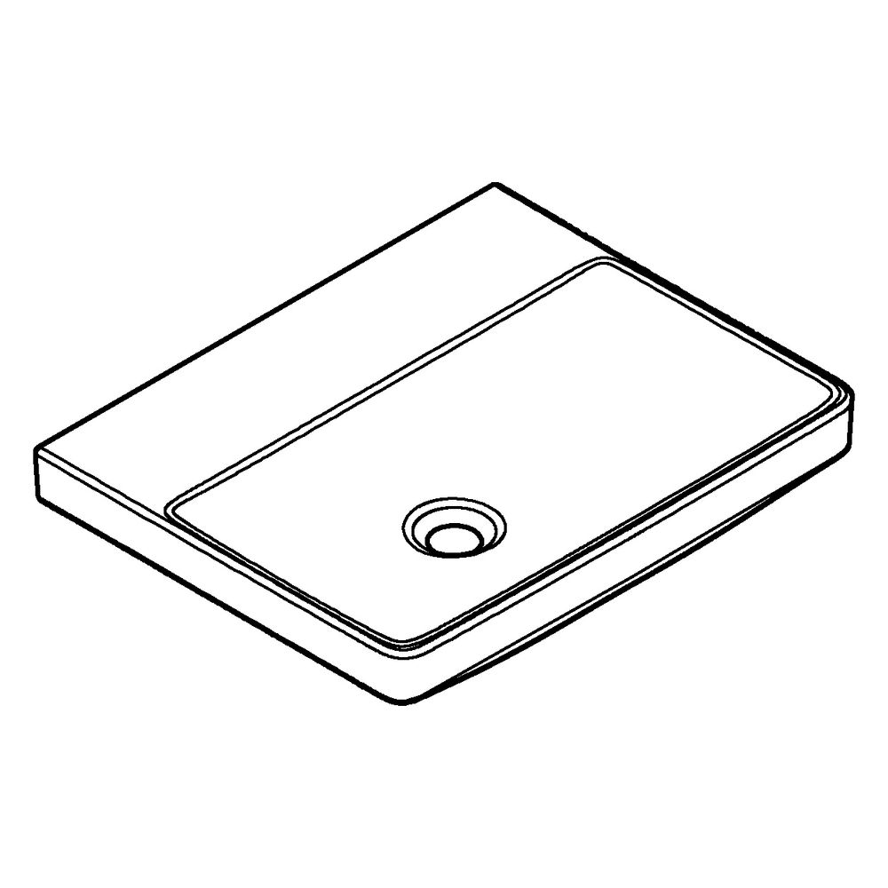 Grohe Waschtisch Euro Keramik, wandhängend, 550x440mm, ohne Hahnloch, ohne Überlauf, ... GROHE-102431SH00 4067393034537 (Abb. 2)