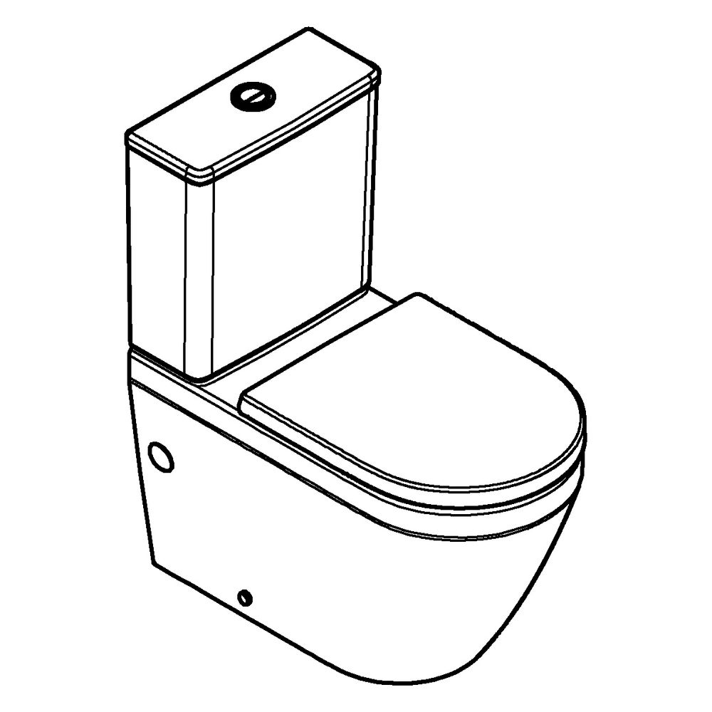 Grohe Stand-WC-Kombination, Set Euro Keramik mit WC-Sitz Soft Close, Alpinweiß, 10251... GROHE-102513SH00 4067393027195 (Abb. 2)