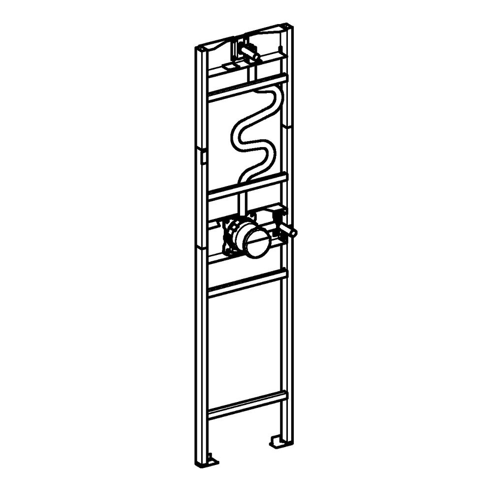 Grohe Duschrahmen Rapido 3, für MONO Brausen, Unterputz-Installationen mit Hand- und ... GROHE-1039939990 4067393034339 (Abb. 2)