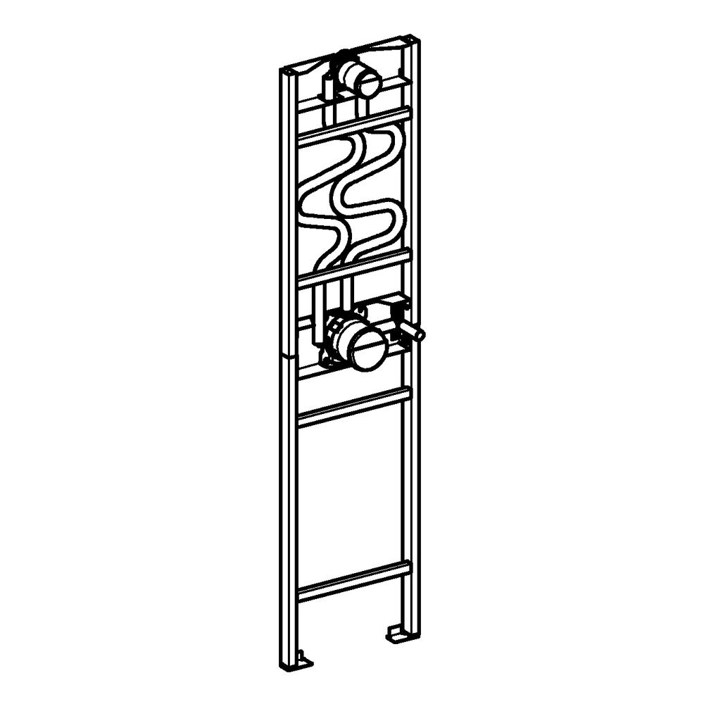 Grohe Duschrahmen Rapido 4, für DUO Brausen, Unterputz-Installationen mit Hand- und D... GROHE-1039949990 4067393034346 (Abb. 2)