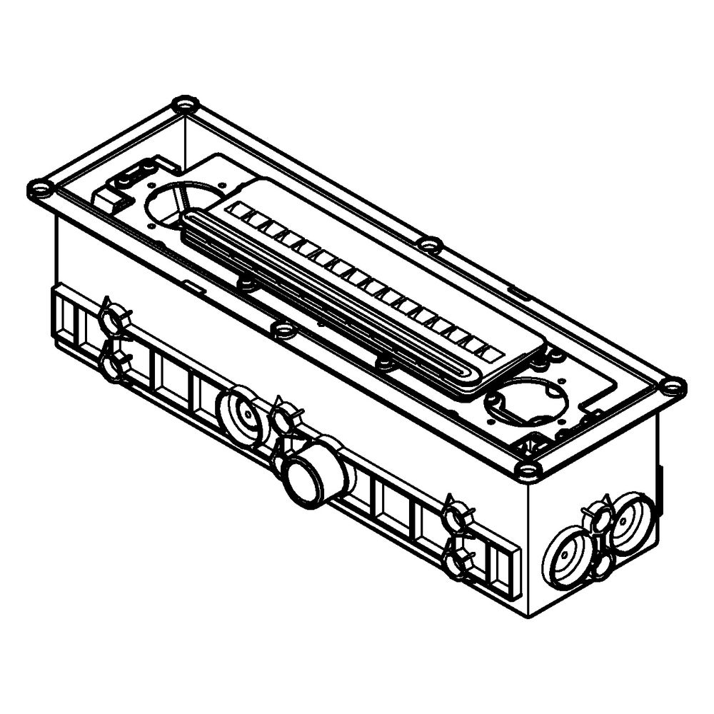 Grohe Rainshower Aqua Einbaukörper, 1 Wasserweg, 1/2", max. Durchfluss, 18l/min bei 3... GROHE-1049839990 4067393044895 (Abb. 2)