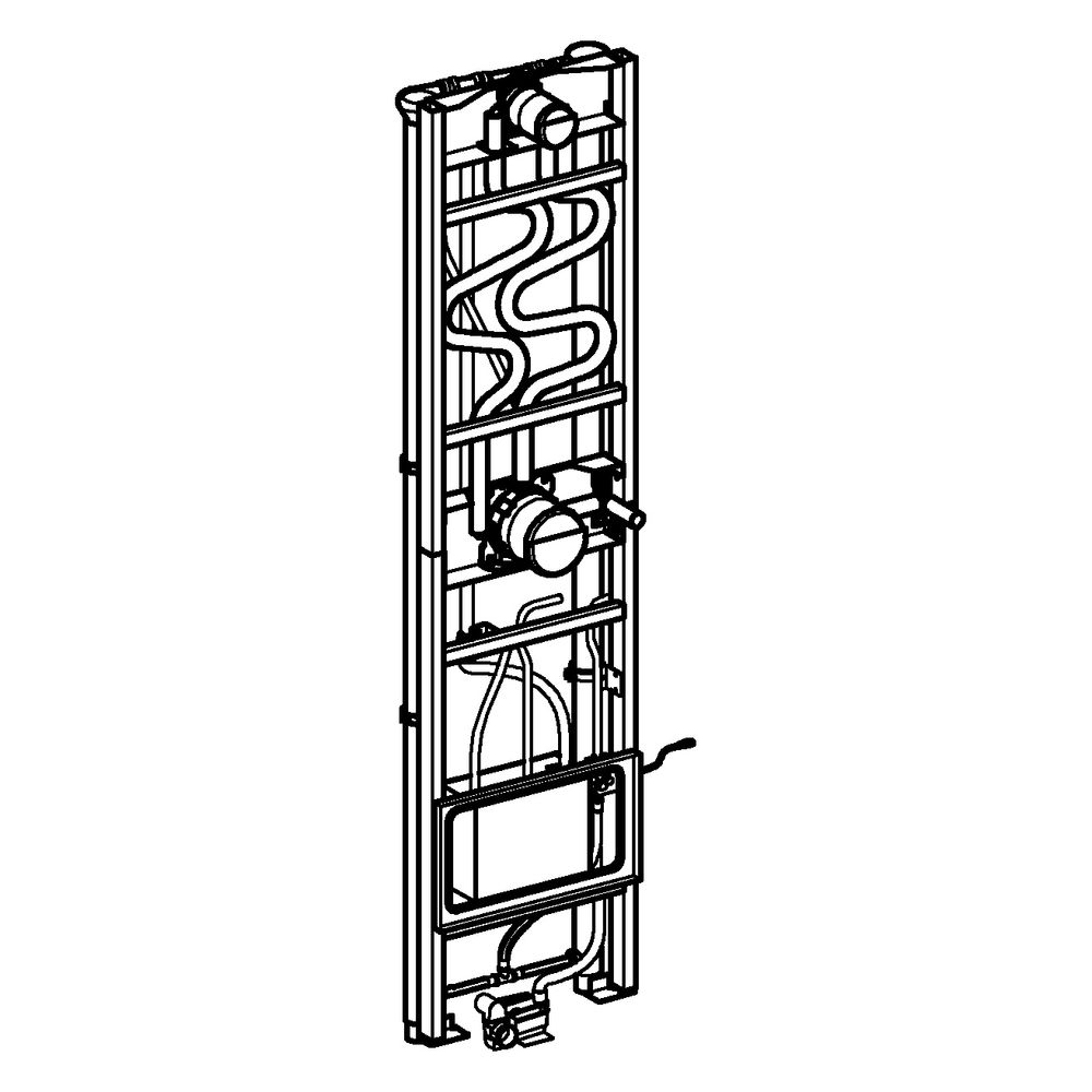 Grohe Rapido Duschrahmen Duo Heat Recovery plus für DUO Brausen UP, mit Wärmerückgewi... GROHE-1057879990 4067393055686 (Abb. 2)