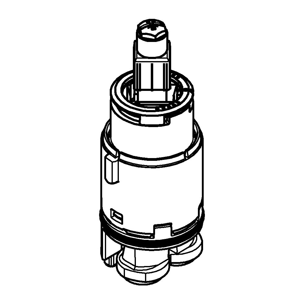 Grohe Kartusche für Einhandmischer, keramisch, 1060179990... GROHE-1060179990 4067393063216 (Abb. 2)