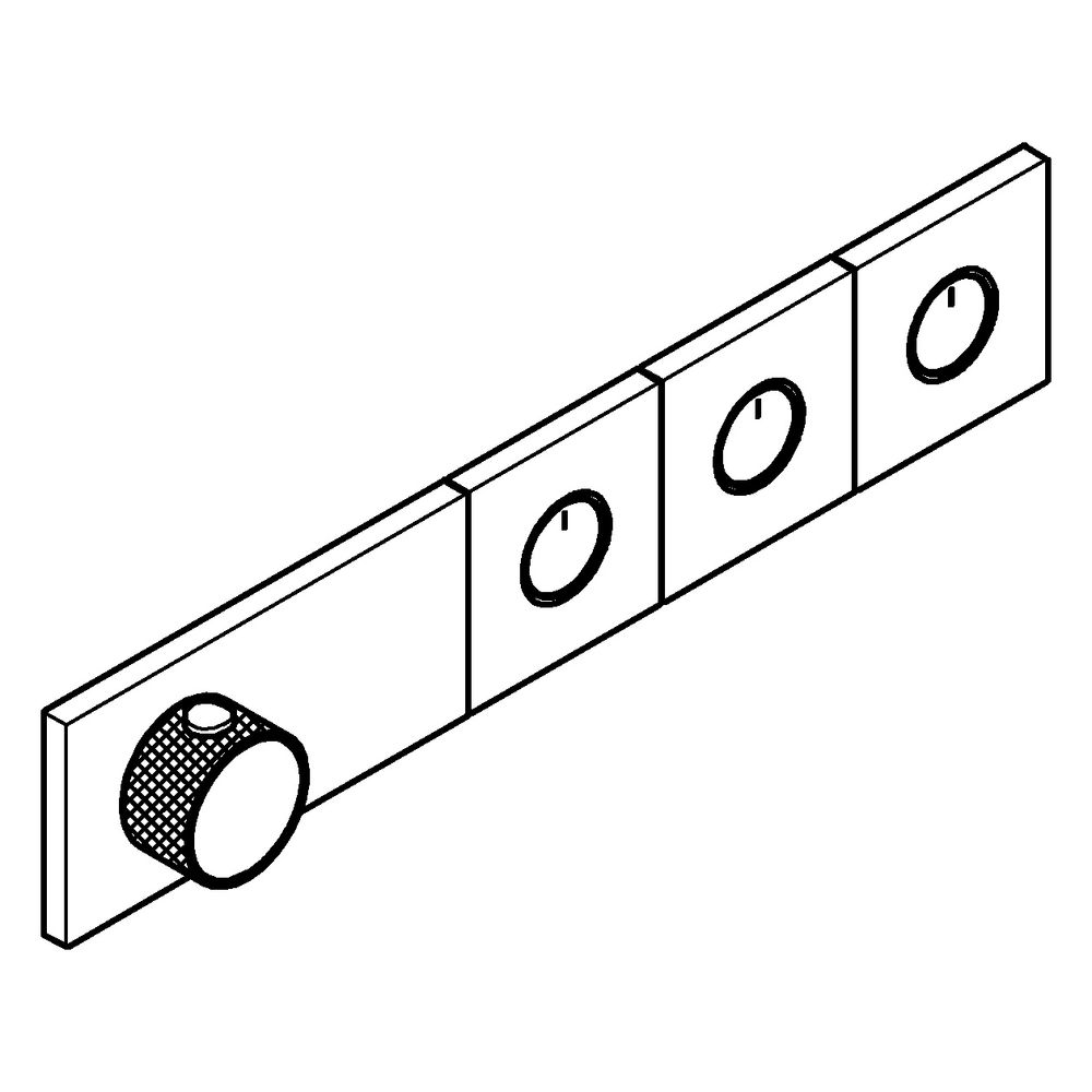 Grohe Grohtherm Aqua Tiles Unterputz-Thermostat, 3 Absperrventile, SmartControl, Supe... GROHE-106866DC00 4067393073079 (Abb. 2)