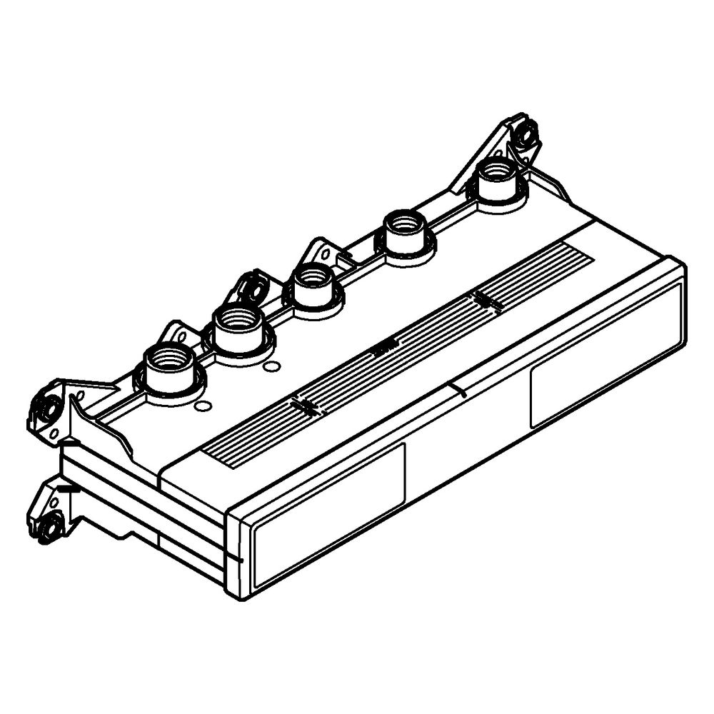 Grohe Grohtherm Aqua Tiles Unterputz-Thermostat-Einbaukörper, 3 Ventile, Abgänge 1/2"... GROHE-1068690000 4067393073246 (Abb. 2)