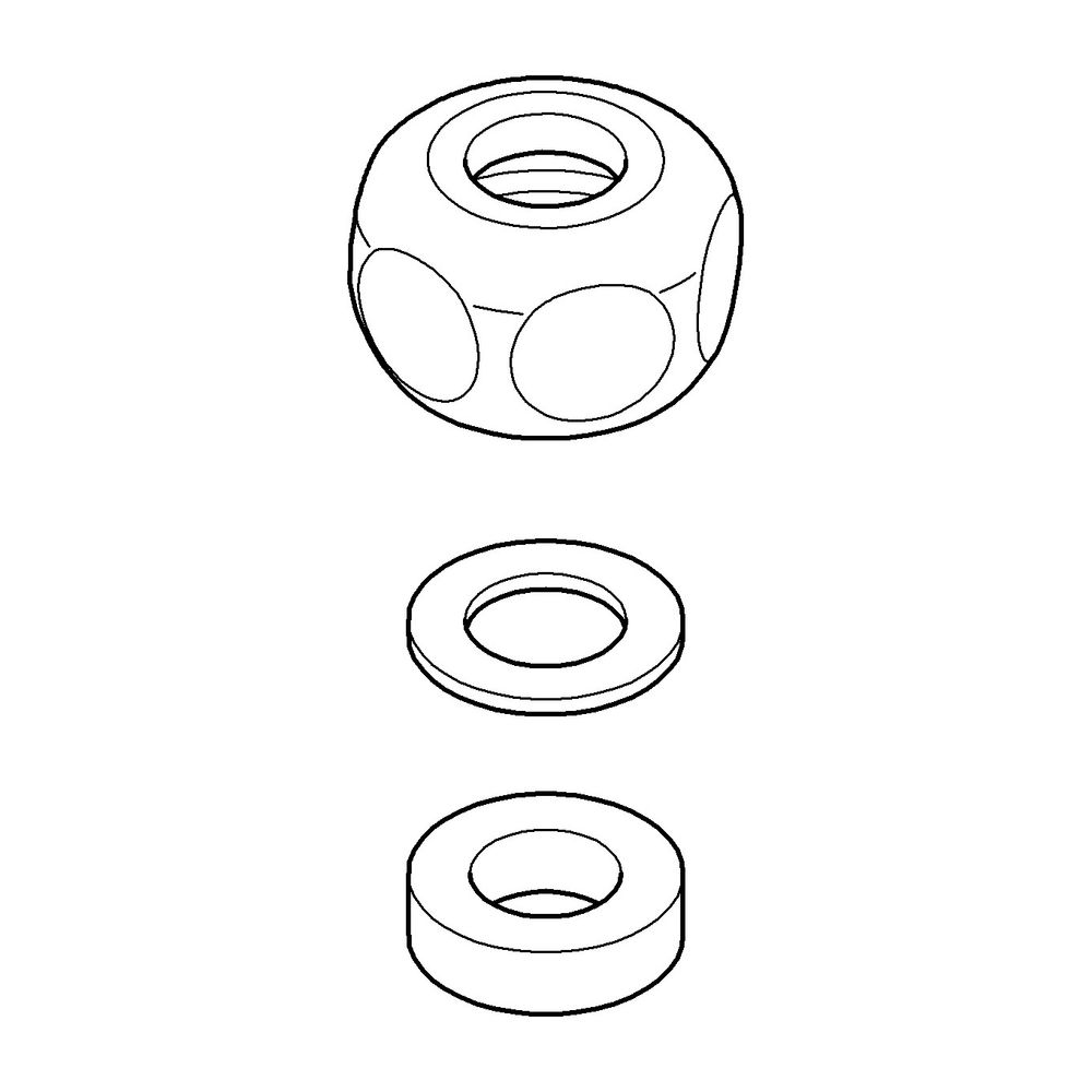 Grohe Quetschverschraubung, 3/8" x D 8,5mm, Chrom, 1293800M... GROHE-1293800M 4005176022654 (Abb. 2)
