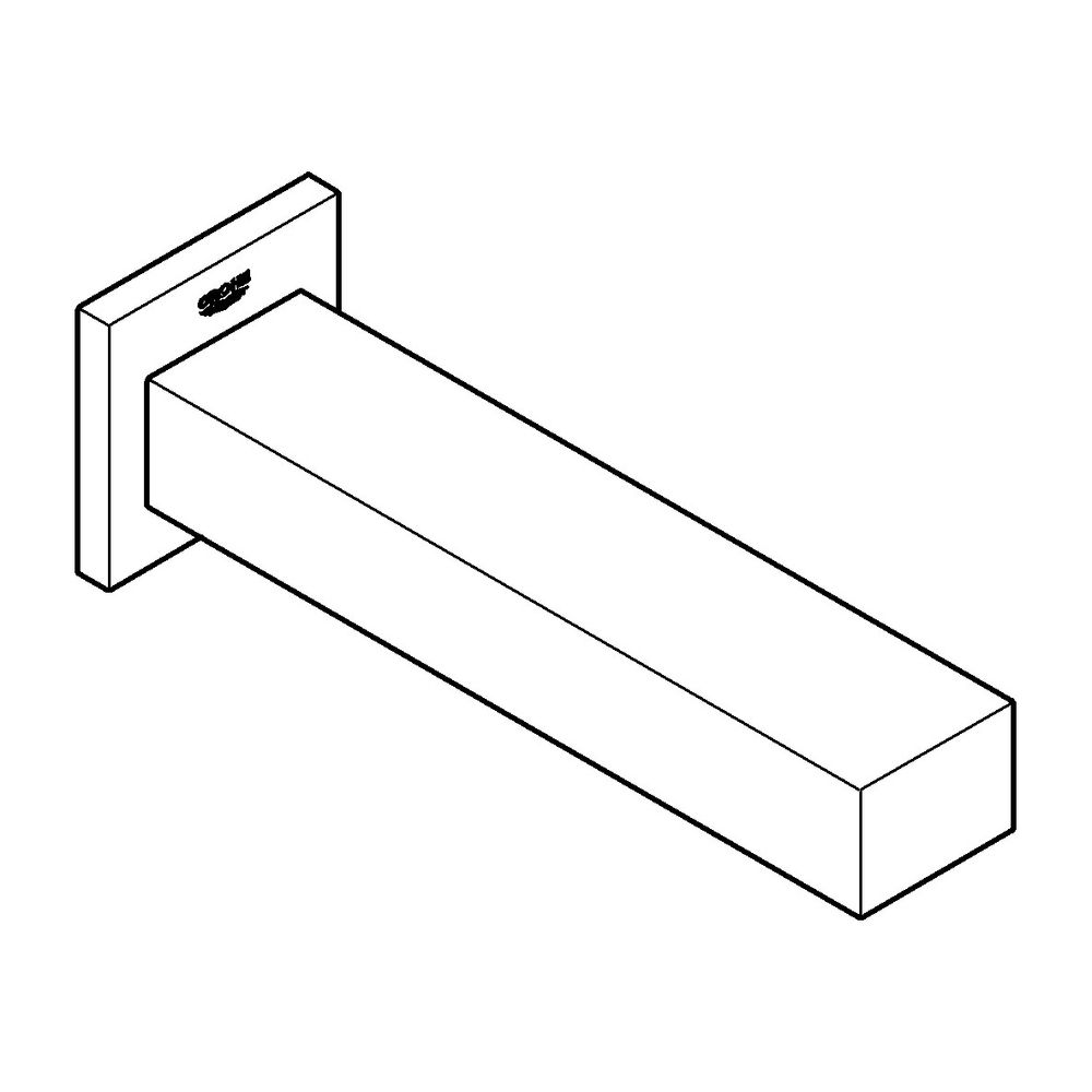 Grohe Eurocube Wanneneinlauf chrom 13303000... GROHE-13303000 4005176906350 (Abb. 3)