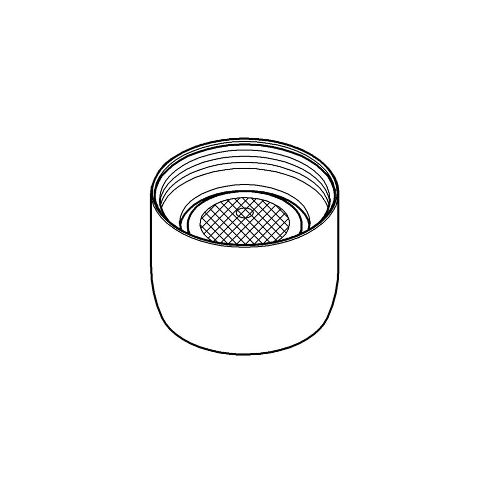 Grohe Mousseur Strahlregler, Innengewinde M22x1, Durchflussklasse A, 15l/min bei 3 bar,... GROHE-13928H00 4005176005619 (Abb. 2)