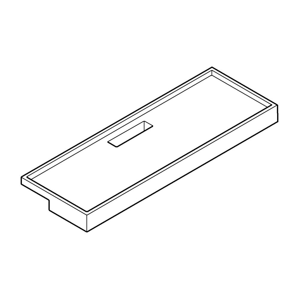 Grohe Eurocube Ablage für Brausebatterie 23145000, 17x222x77mm, Kunststoff, Matt, 18541... GROHE-18541000 4005176910869 (Abb. 2)