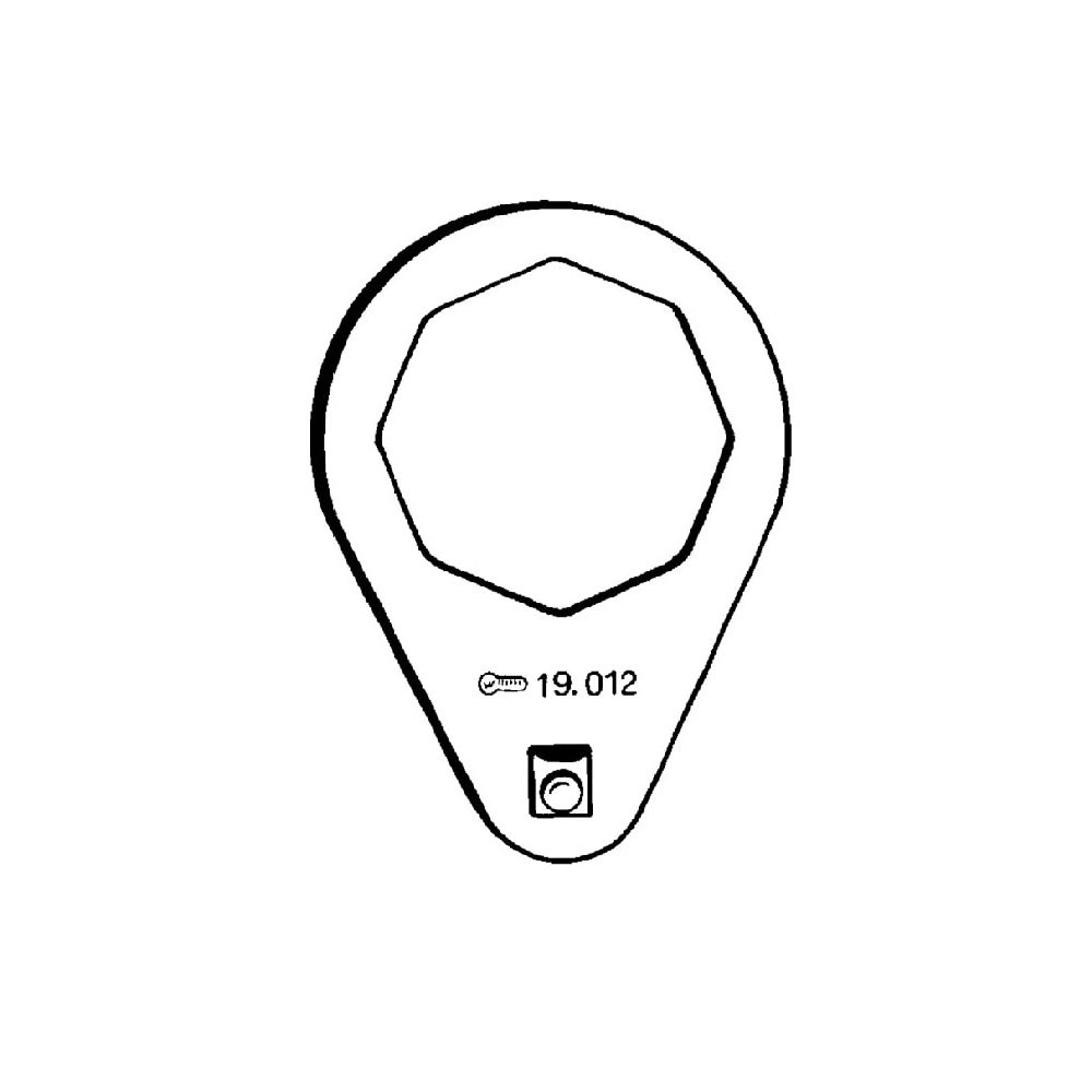 Grohe Flachschlüssel 8-kant, SW 70mm, 19012000... GROHE-19012000  (Abb. 2)