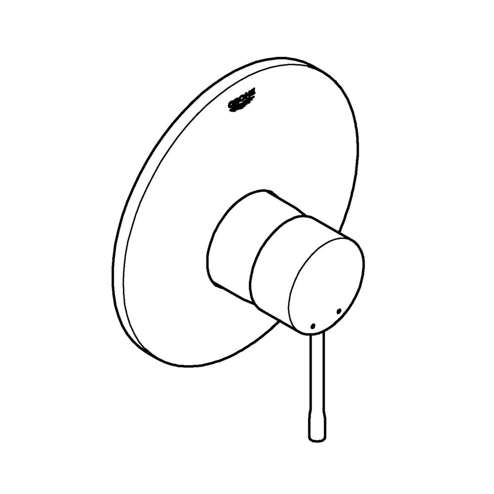 Grohe Essence Einhand-Brausebatterie, Fertigmontageset für Rapido E, Warm Sunset gebürs... GROHE-19286DL1 4005176426728 (Abb. 2)