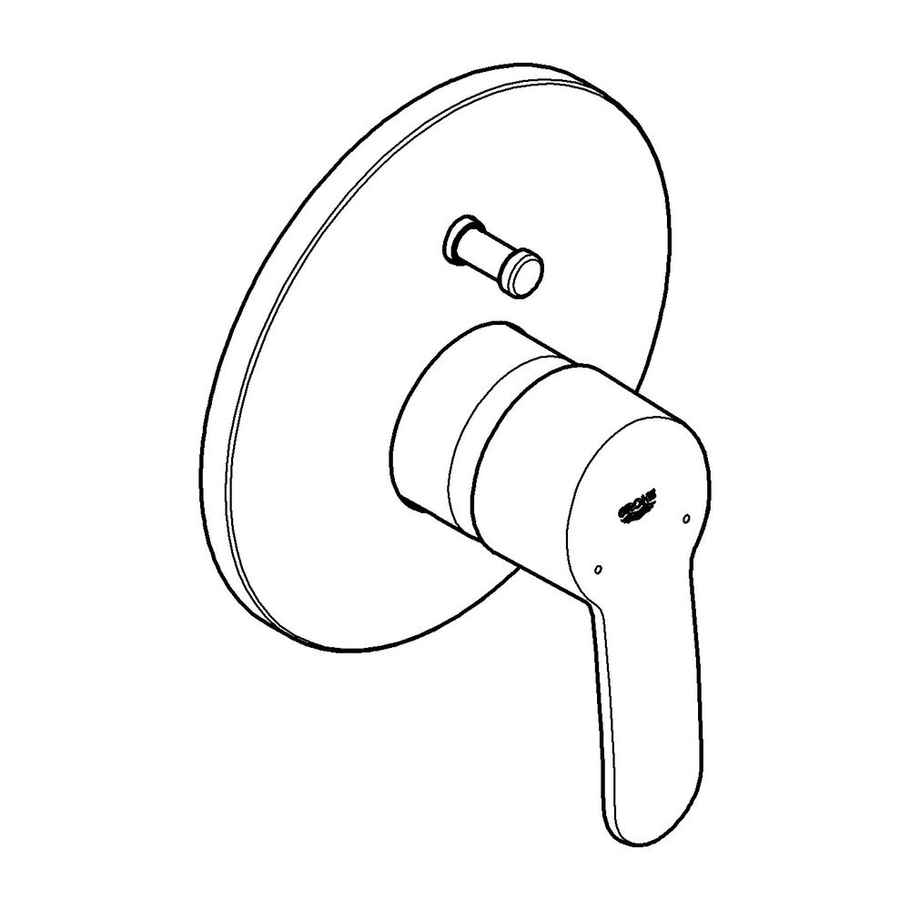 Grohe Eurostyle Cosmopolitan Einhand-Wannenbatterie mit Umstelleinheit, Messing, Chrom,... GROHE-19506002 4005176887185 (Abb. 2)
