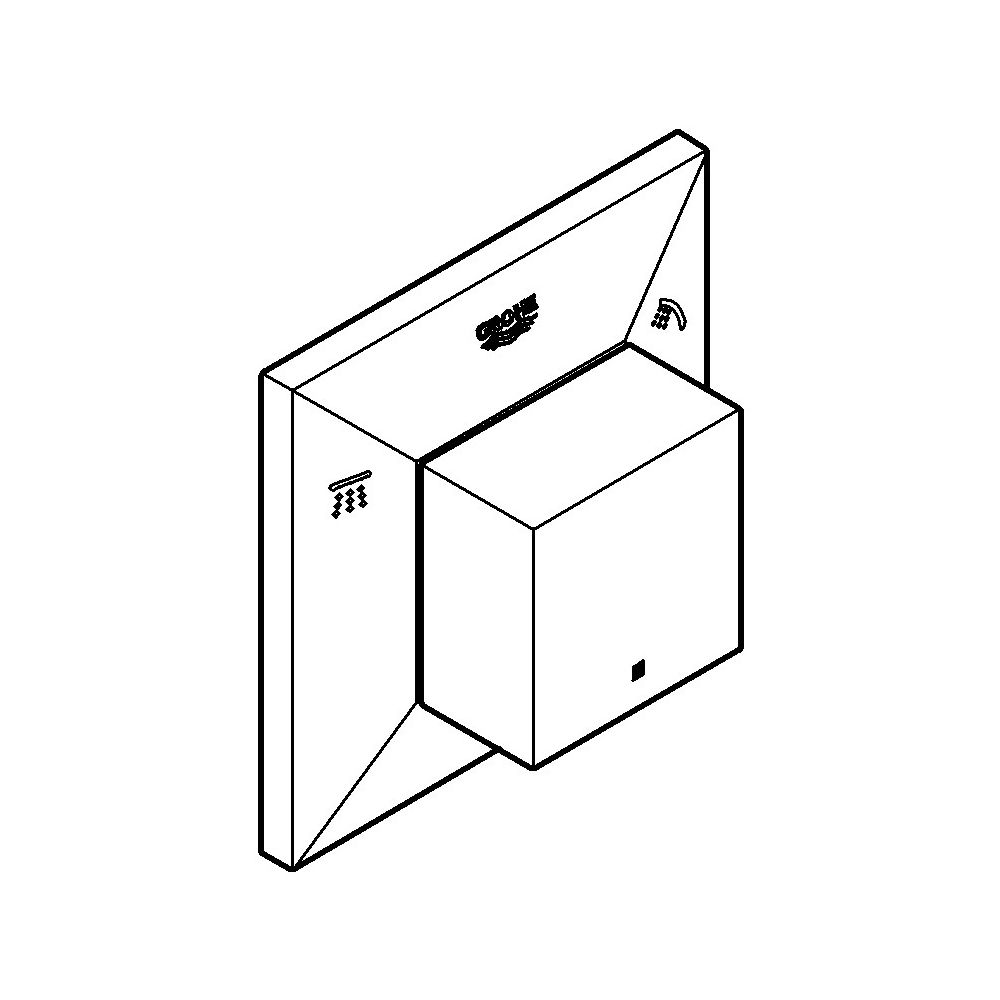 Grohe Allure Brilliant 5-Wege-Umstellung hard graphite gebürstet 19798AL0... GROHE-19798AL0 4005176353079 (Abb. 4)