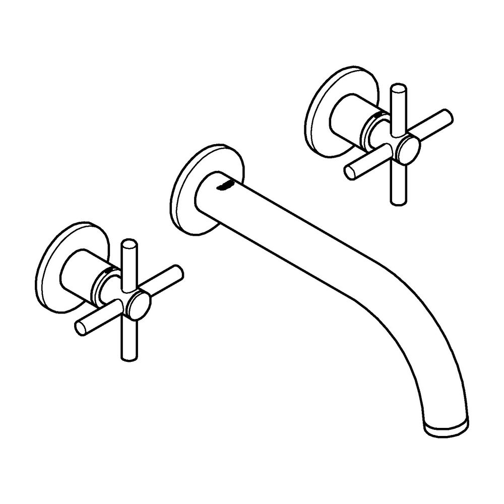 Grohe Atrio 3-Loch-Waschtischbatterie chrom 20164003... GROHE-20164003 4005176455315 (Abb. 2)