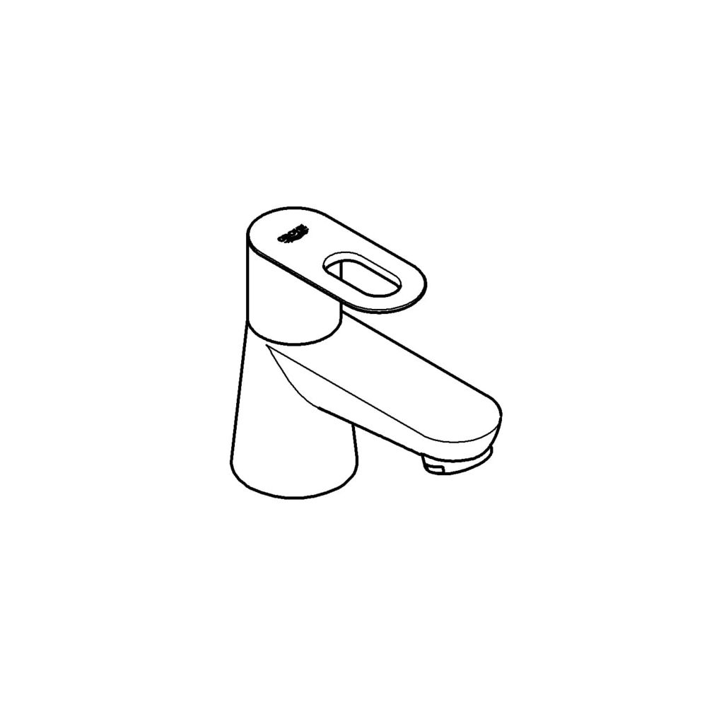 Grohe BauLoop Standventil, XS-Size, 1-Loch-Montage, Chrom, 20422000... GROHE-20422000  (Abb. 2)
