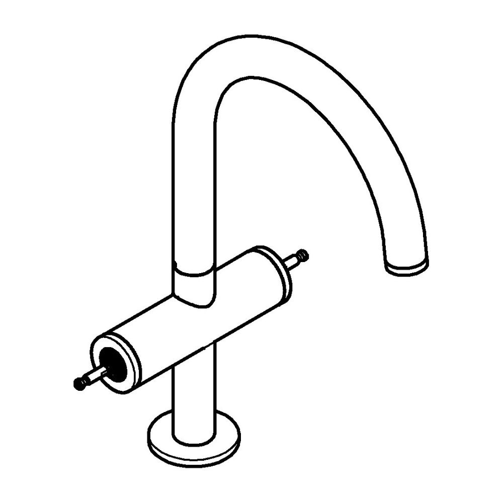 Grohe Atrio PC Waschtisch-Einlochbatterie L-Size, Warm Sunset gebürstet für Hebelgriffe... GROHE-21134DL0 4005176510892 (Abb. 2)