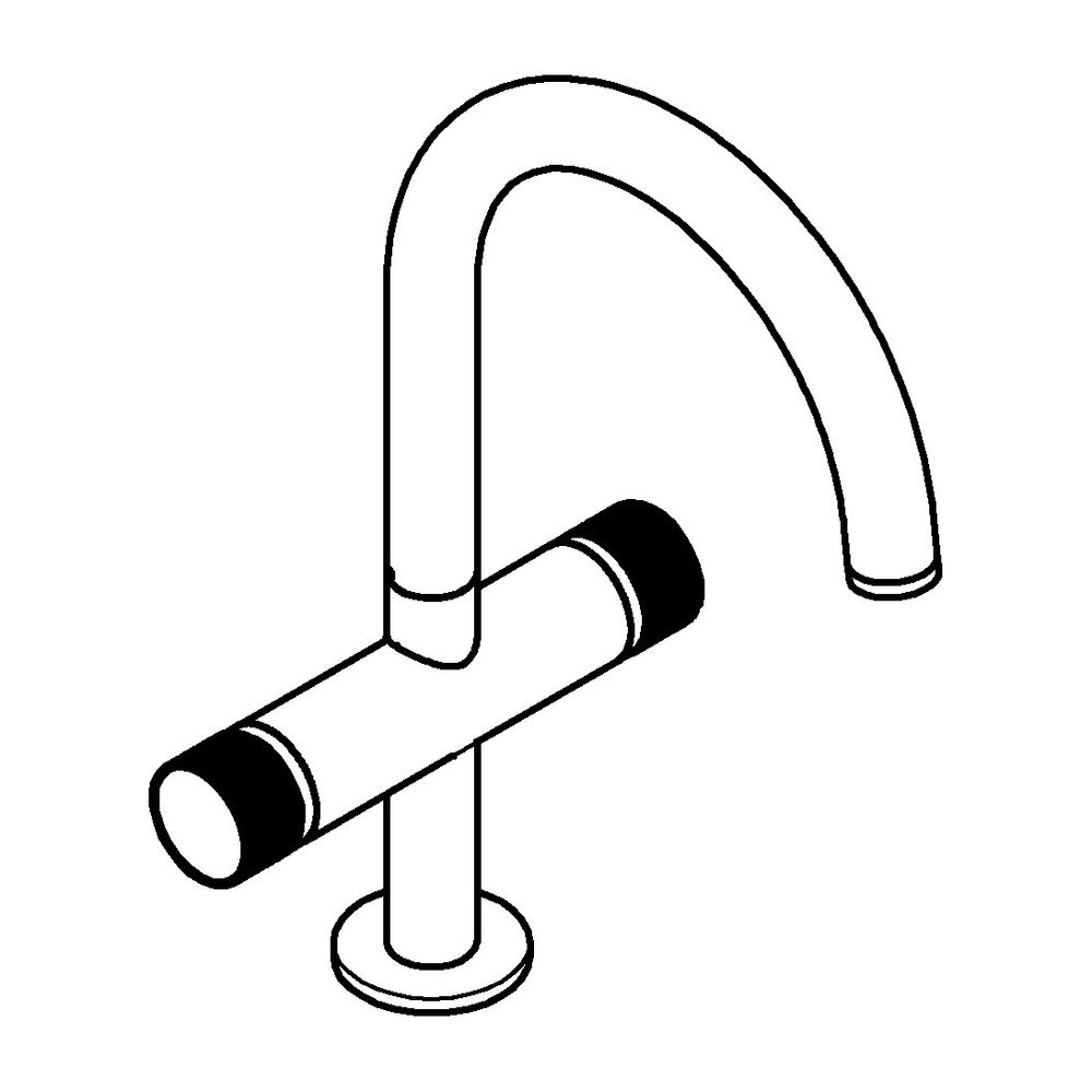 Grohe Atrio PC Waschtisch-Einlochbatterie L-Size, Warm Sunset gebürstet Knopfbetätigung... GROHE-21138DL0 4005176510533 (Abb. 2)