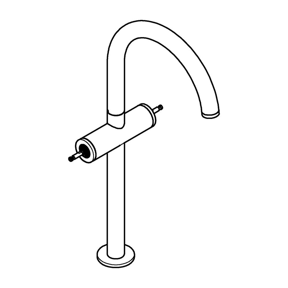 Grohe Atrio PC Waschtisch-Einlochbatterie XL-Size, Cool Sunrise gebürstet für Hebelgrif... GROHE-21140GN0 4005176510274 (Abb. 2)
