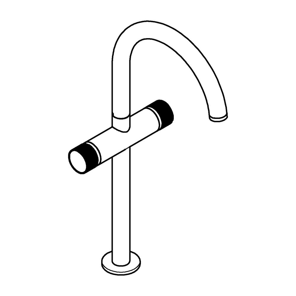 Grohe Atrio PC Waschtisch-Einlochbatterie XL-Size, Cool Sunrise gebürstet, Knopfbetät.,... GROHE-21142GN0 4005176509872 (Abb. 2)